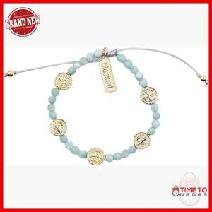 Adjustable Handwoven Spiritual Protection Bracelet with Italian Medals